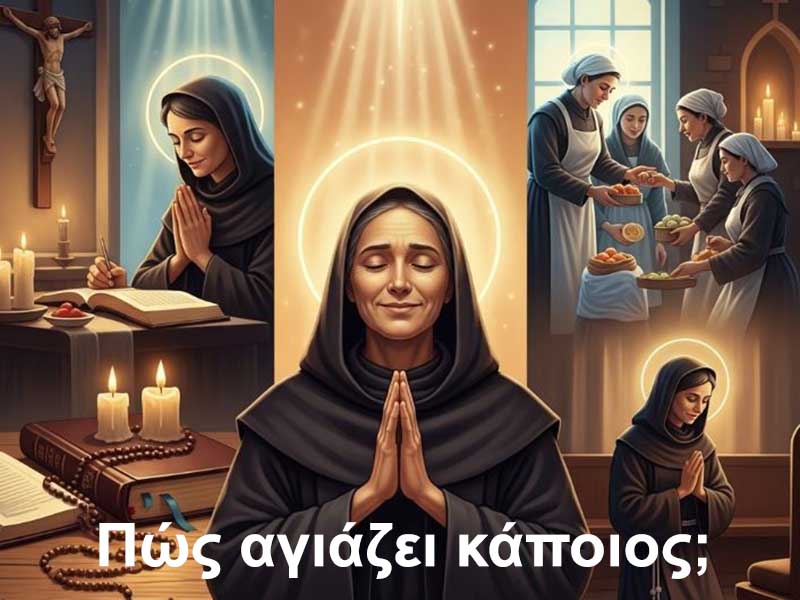 Πώς αγιάζει κάποιος και τι πρέπει να κάνει;