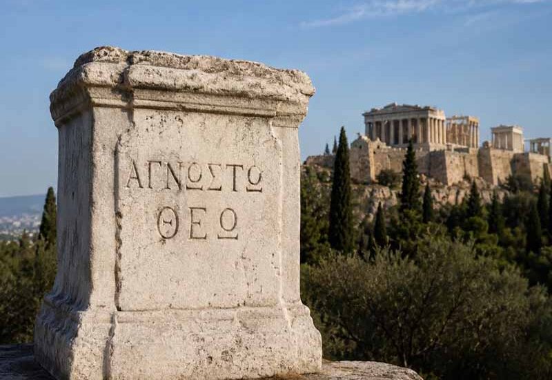 Η αναφορά στον «Άγνωστο Θεό» αποτελεί μία από τις πιο ενδιαφέρουσες συναντήσεις ανάμεσα στον αρχαίο ελληνικό κόσμο και το μήνυμα του Χριστιανισμού.